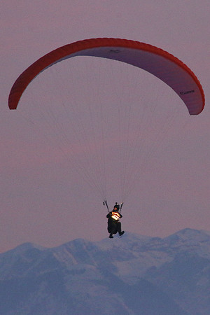 1. Adventlichterflug über Salzburg