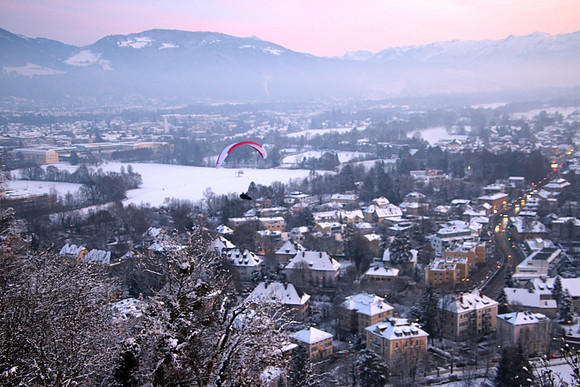 1. Adventlichterflug über Salzburg