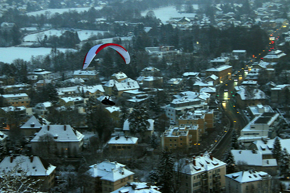 1. Adventlichterflug über Salzburg