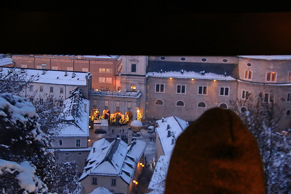 1. Adventlichterflug über Salzburg