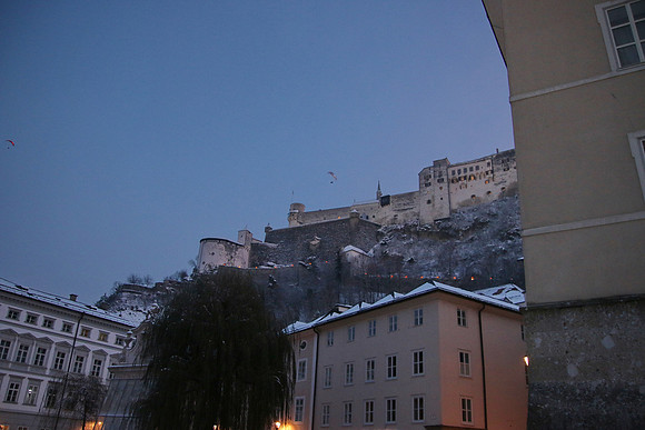 1. Adventlichterflug über Salzburg