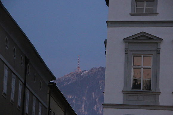 1. Adventlichterflug über Salzburg