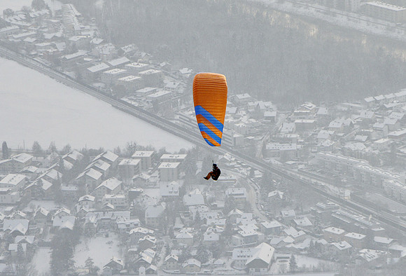 1. Adventlichterflug über Salzburg