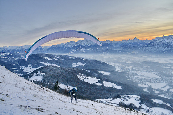 1. Adventlichterflug über Salzburg