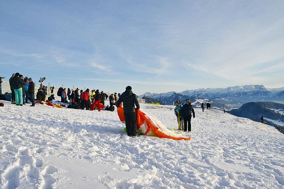 1. Adventlichterflug über Salzburg
