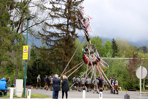 01.05.2022 Maibaumaufstellen Bad Vigaun