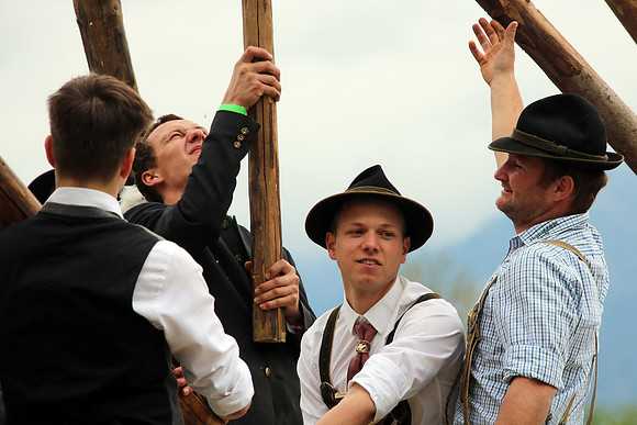 01.05.2022 Maibaumaufstellen Kuchl