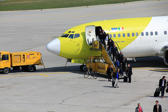 Besuch am Salzburger Flughafen