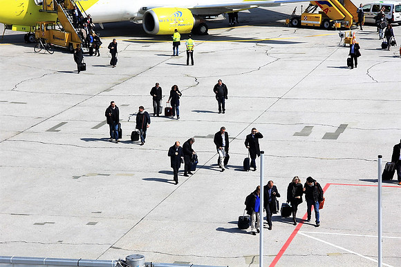 Besuch am Salzburger Flughafen