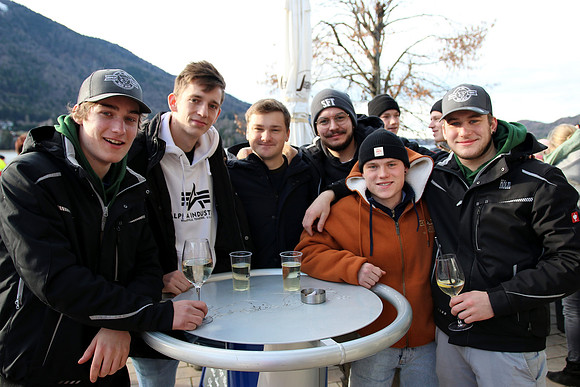 Silvesterschwimmen am Fuschlsee