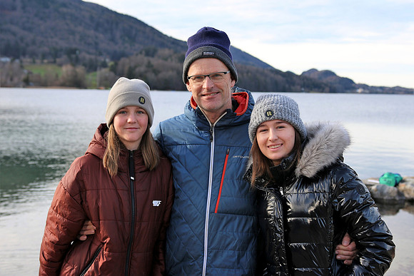 Silvesterschwimmen am Fuschlsee