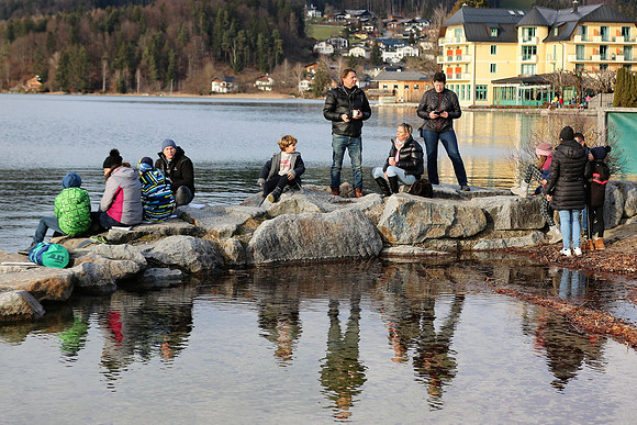 Silvesterschwimmen am Fuschlsee