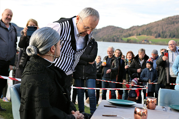 Silvesterschwimmen am Fuschlsee