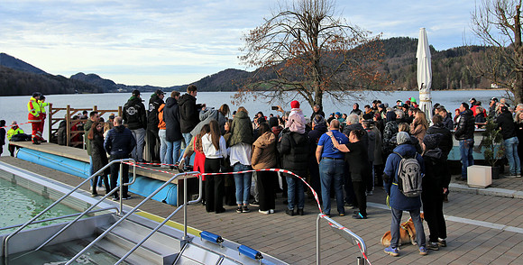 Silvesterschwimmen am Fuschlsee
