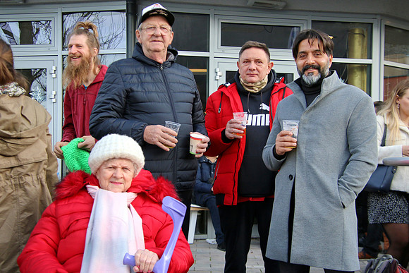 Silvesterschwimmen am Fuschlsee