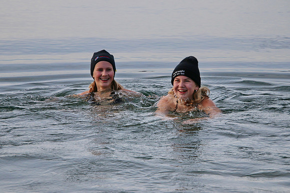 Silvesterschwimmen am Fuschlsee
