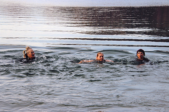 Silvesterschwimmen am Fuschlsee