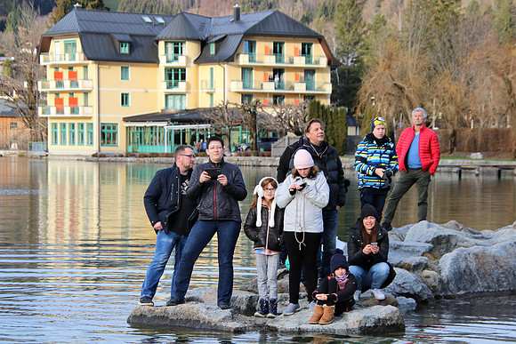 Silvesterschwimmen am Fuschlsee