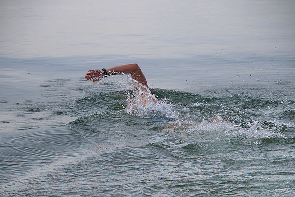 Silvesterschwimmen am Fuschlsee