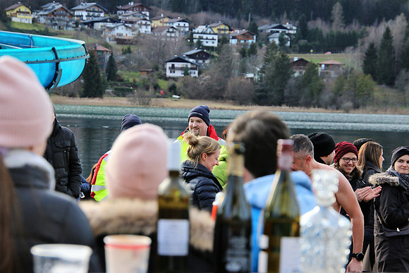 Silvesterschwimmen am Fuschlsee
