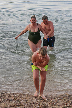 Silvesterschwimmen am Fuschlsee