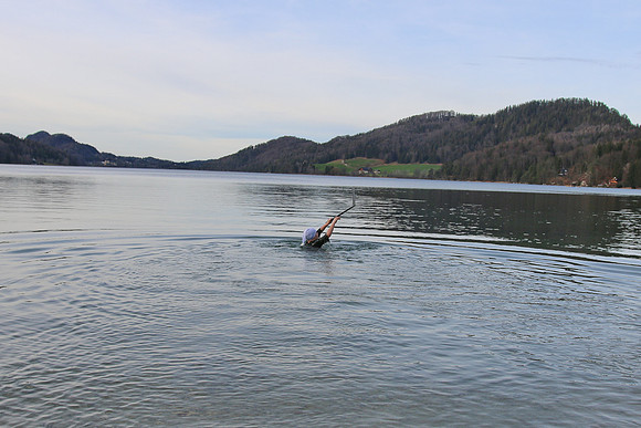 Silvesterschwimmen am Fuschlsee