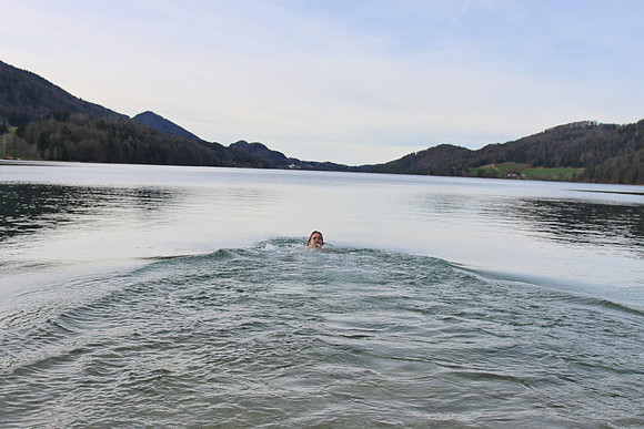 Silvesterschwimmen am Fuschlsee