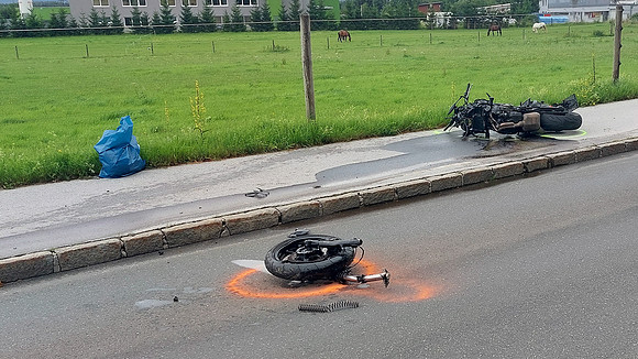 08.07.2022 Schwerer Verkehrsunfall auf L237