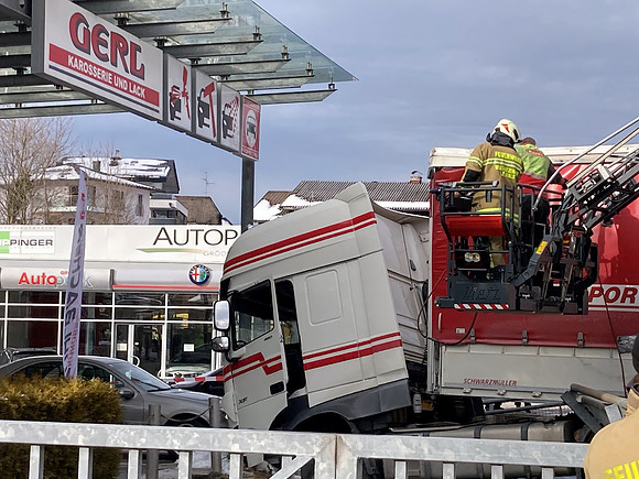 LKW Unfall Grödig