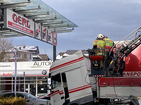LKW Unfall Grödig