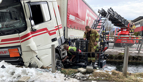 LKW Unfall Grödig