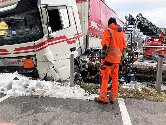 LKW Unfall Grödig