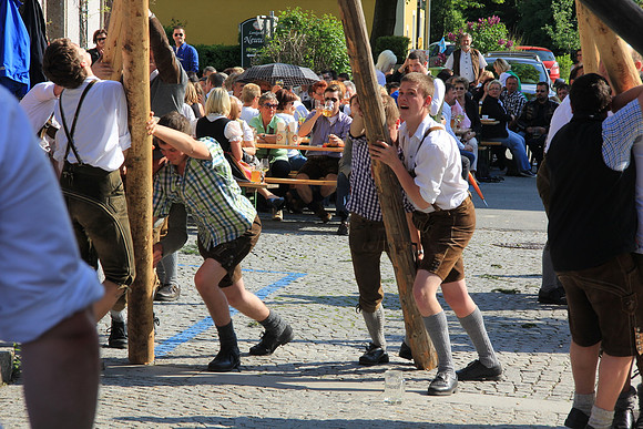 01.05.2014 Maibaumaufstellen Bad Vigaun