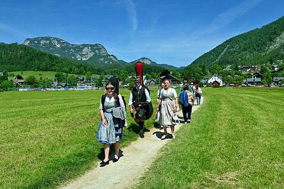 Bootskorso in Altaussee