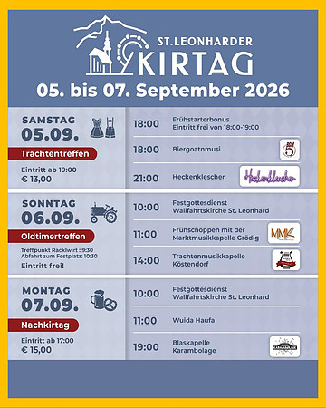 St. Leonharder Kirtag 2026