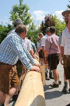 Maibaumaufstellen