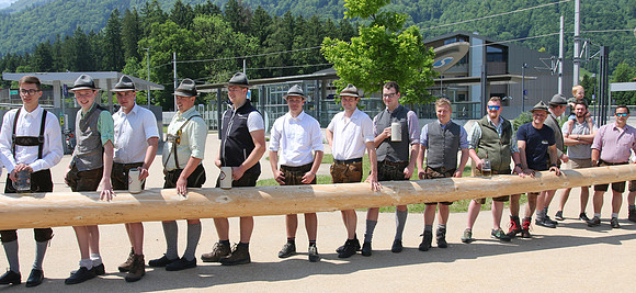 Maibaumaufstellen