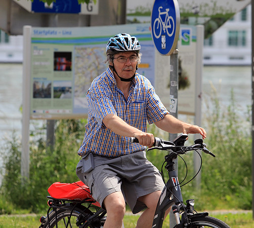 Markus Schüller unterwegs mit eBike