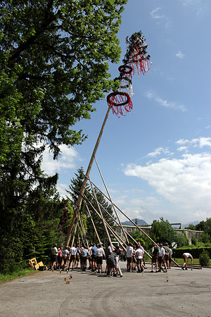 Maibaumaufstellen