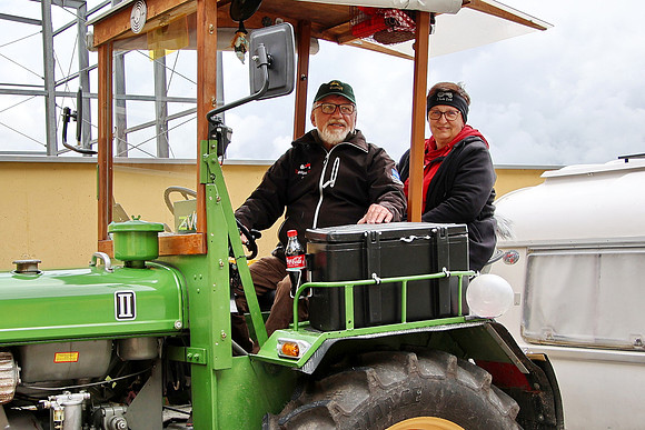 Urlaub mit dem Traktor