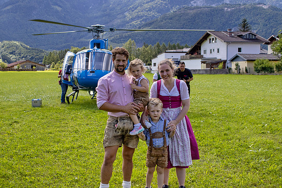 Egelseefest Heli Air-Familie