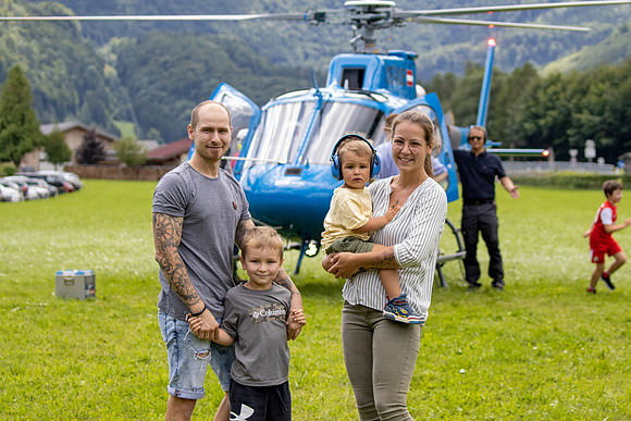 Egelseefest Heli Air-Familie