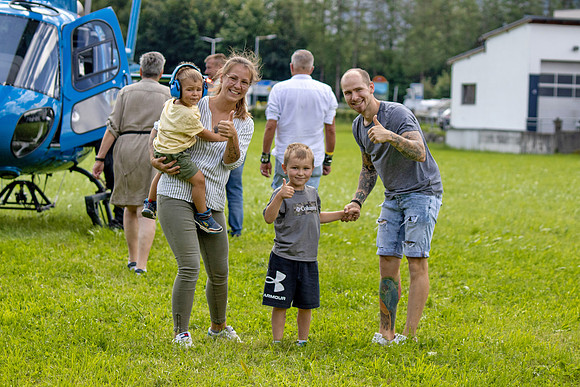 Egelseefest Heli Air-Familie