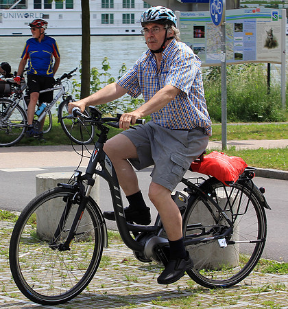 Markus Schüller unterwegs mit eBike