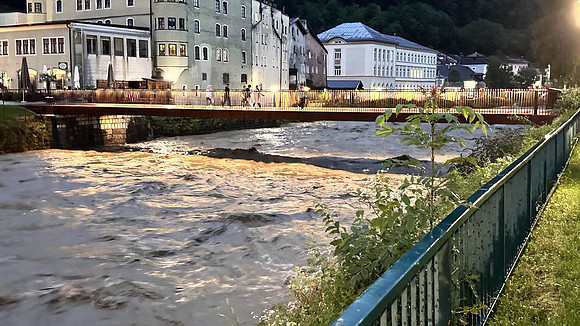 Hochwasserlage Tennengau