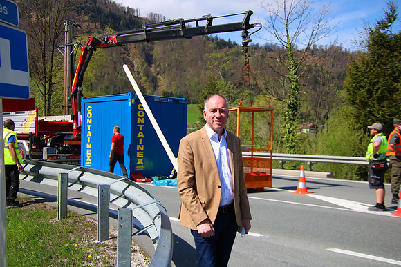 Ausfahrtsperre Hallein 2021