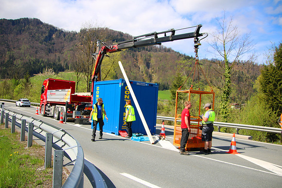 Ausfahrtsperre Hallein 2021
