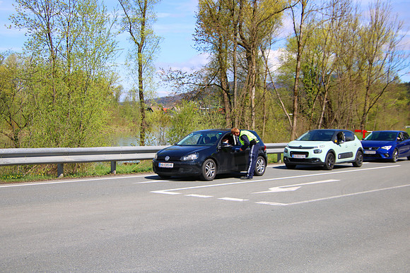 Ausfahrtsperre Hallein 2021