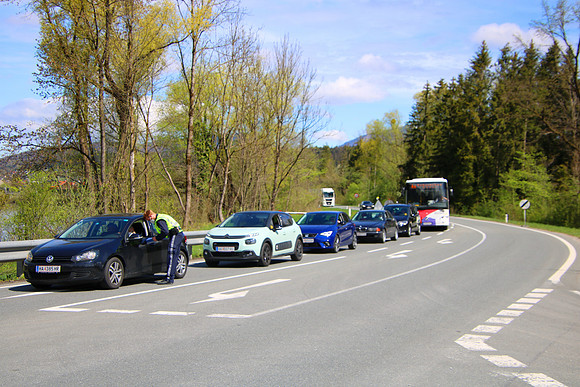 Ausfahrtsperre Hallein 2021