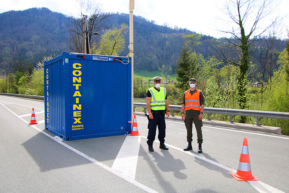 Ausfahrtsperre Hallein 2021